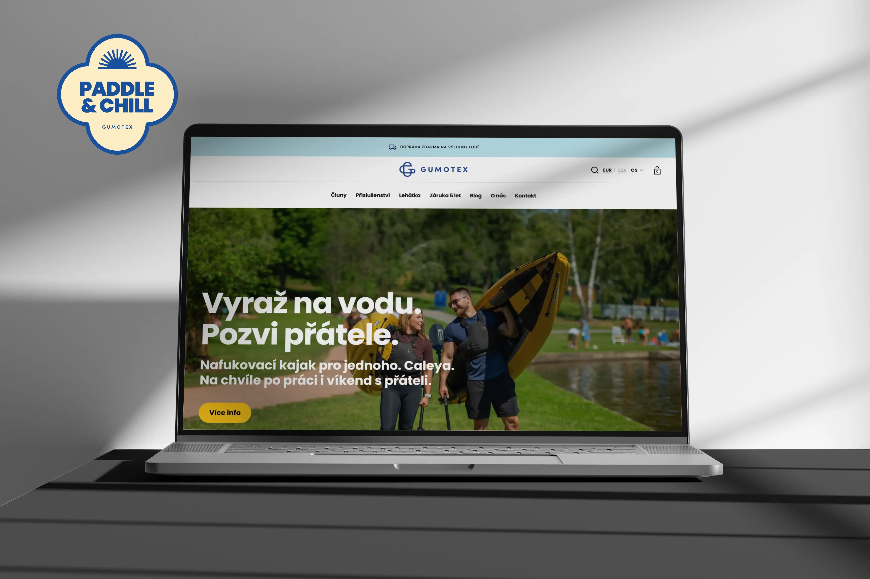 Migrácia a redizajn e-shopu Gumotex